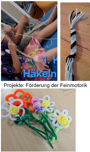Projekte: Förderug der Feinmotorik