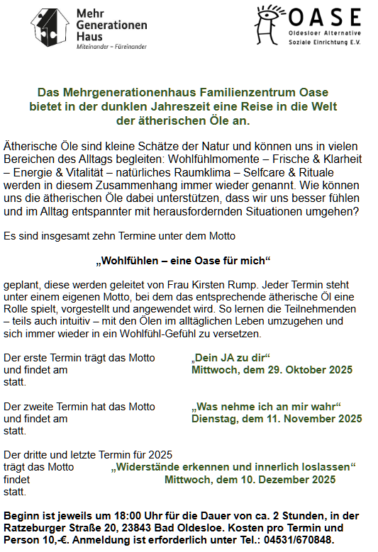 Reise in die Welt der ätherischen Öle